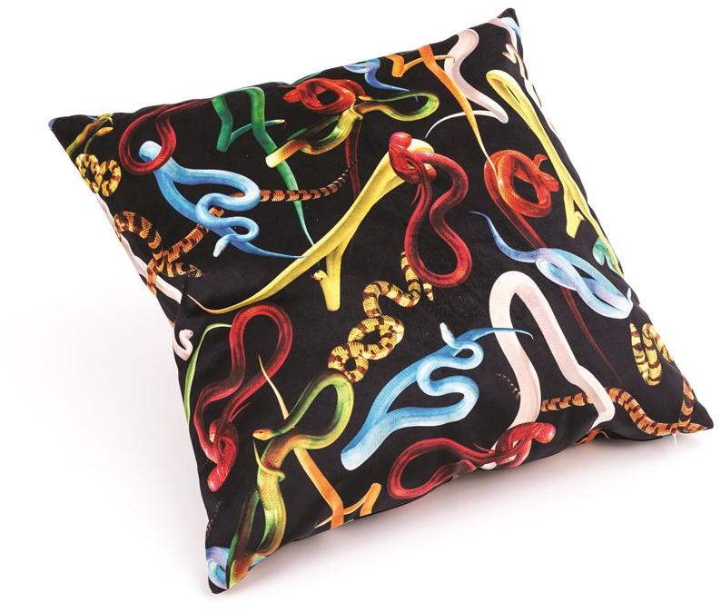 Seletti Подушка из ткани квадратная Seletti wears toiletpaper sun-id-1345398 - Вид №1