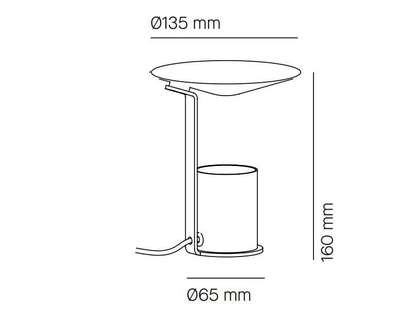 Алюминиевая настольная лампа Milan Iluminacion MOKKA ARCH-00053480 - Вид №12