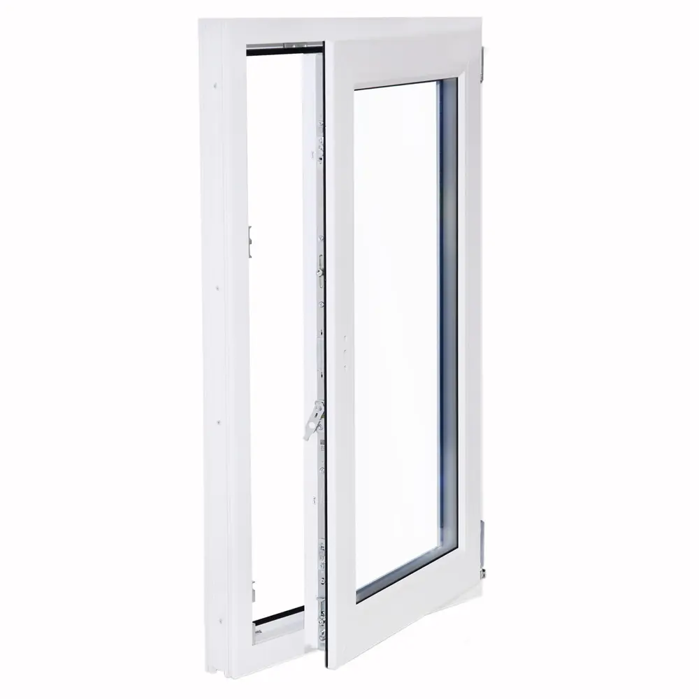 Окно пластиковое ПВХ Deceuninck одностворчатое 1000x600 мм (ВхШ) стекло 4 мм поворотное белый/белый STLM-2200789 - Вид №2