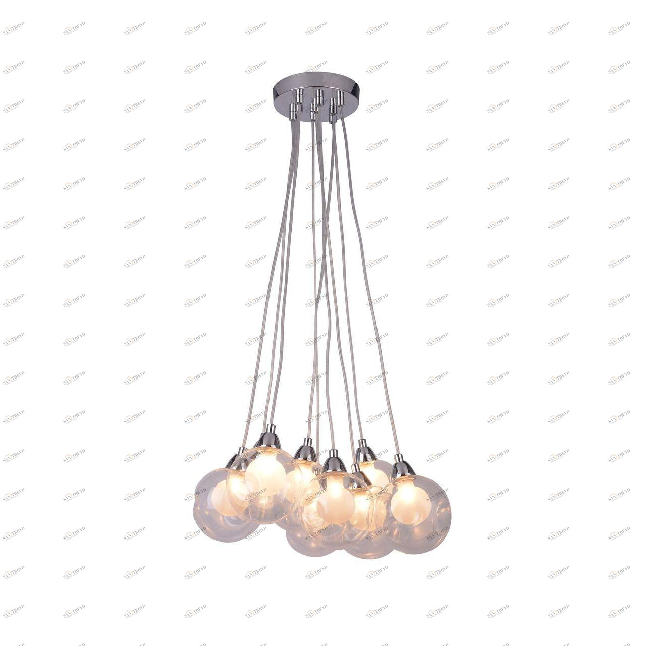 Подвесная светодиодная люстра Arte Lamp Pallone A3025SP-9CC ARTE LAMP ДИЗАЙНЕРСКИЕ, PALLONE, ШАР 108457 Хром 