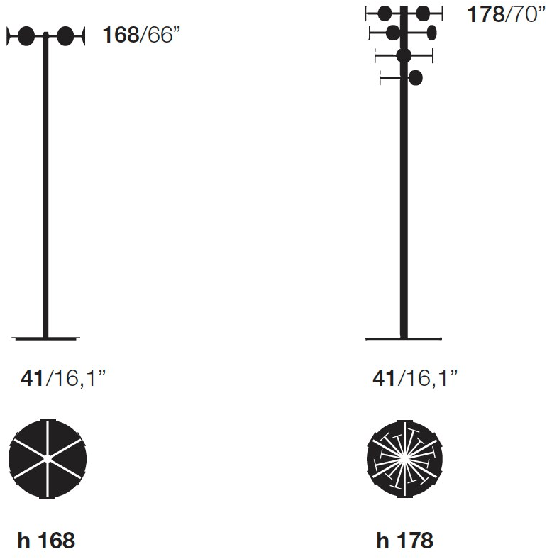Opinion Ciatti Вешалка из металла sun-id-1435541 - Вид №7