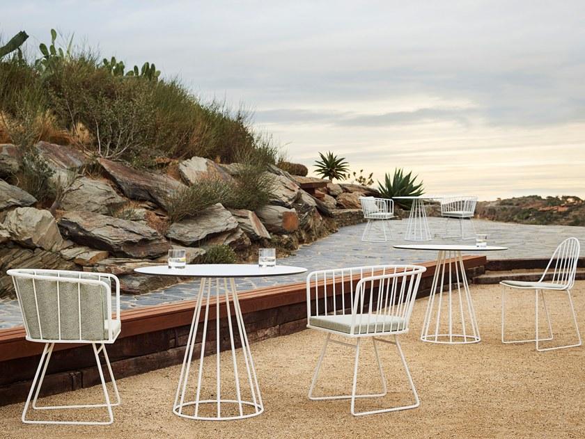 Bivaq Стул с салазками из алюминия с подлокотниками Illa sun-id-1477379 - Вид №8