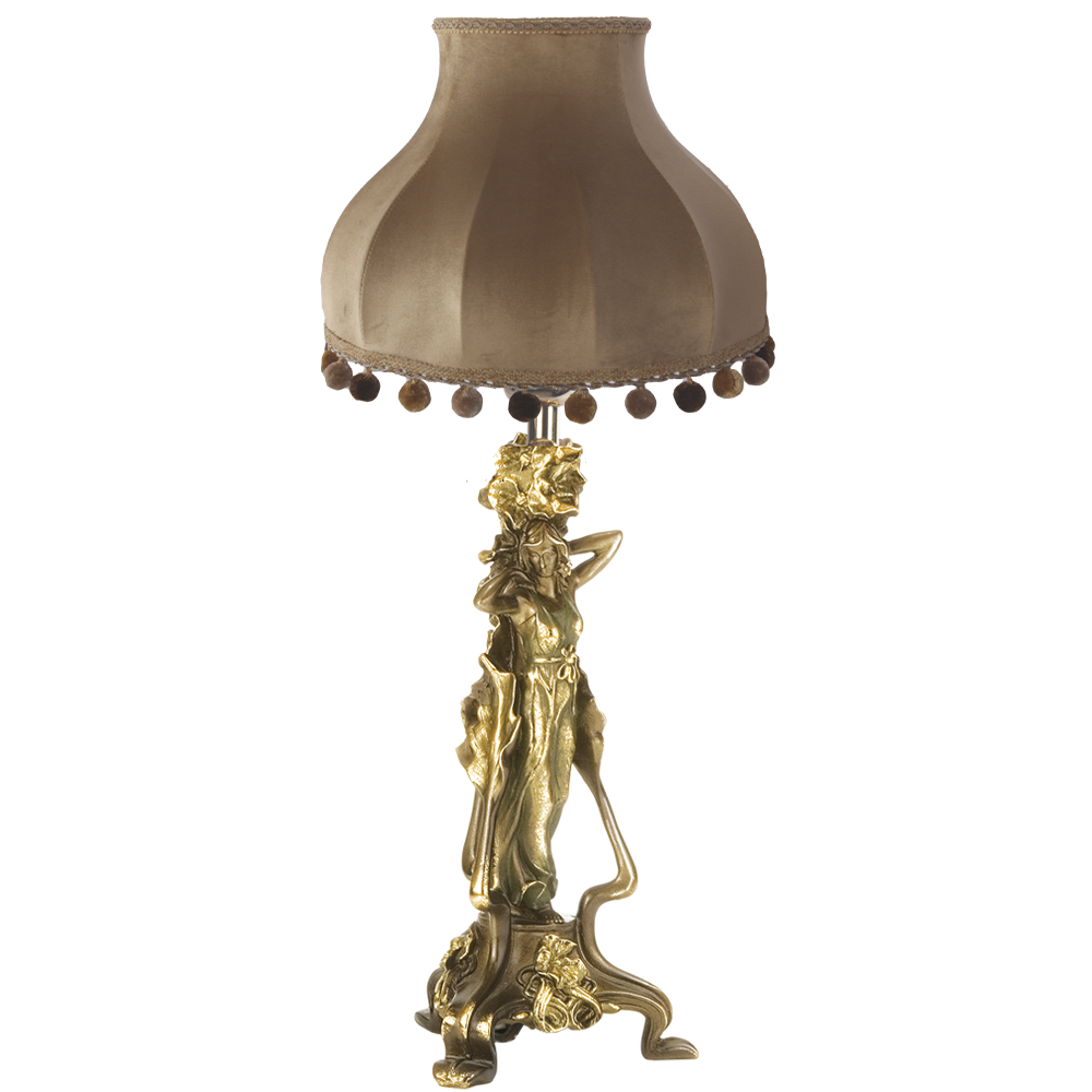 32064,34074 Настольная лампа Флора Бронза Классика Поталь BOGACHO 4627138210697, 4627155810771