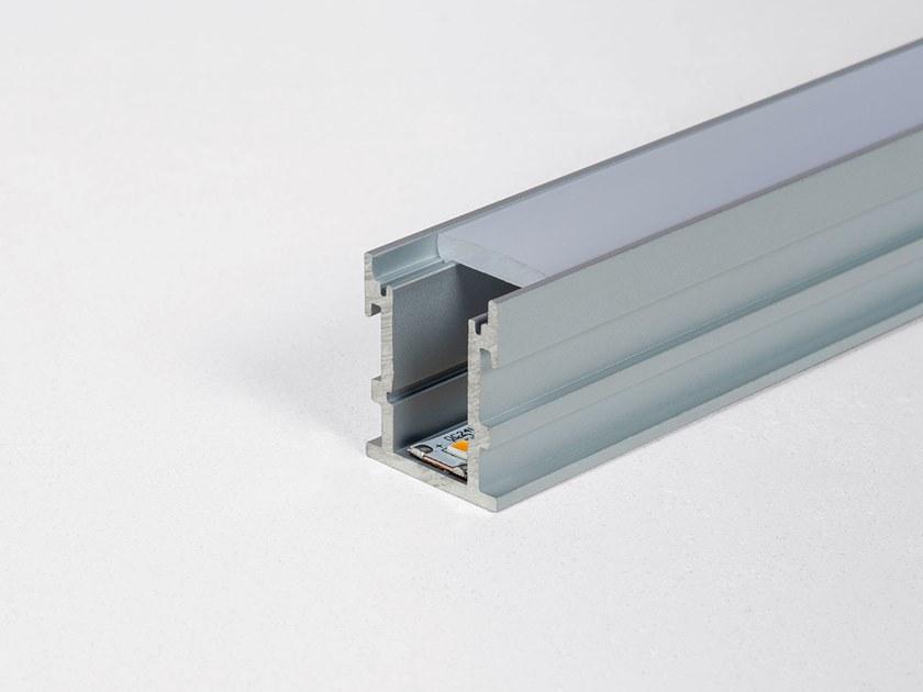HER Линейный световой профиль из алюминия для светодиодных модулей  Pf002ik  - Вид №1