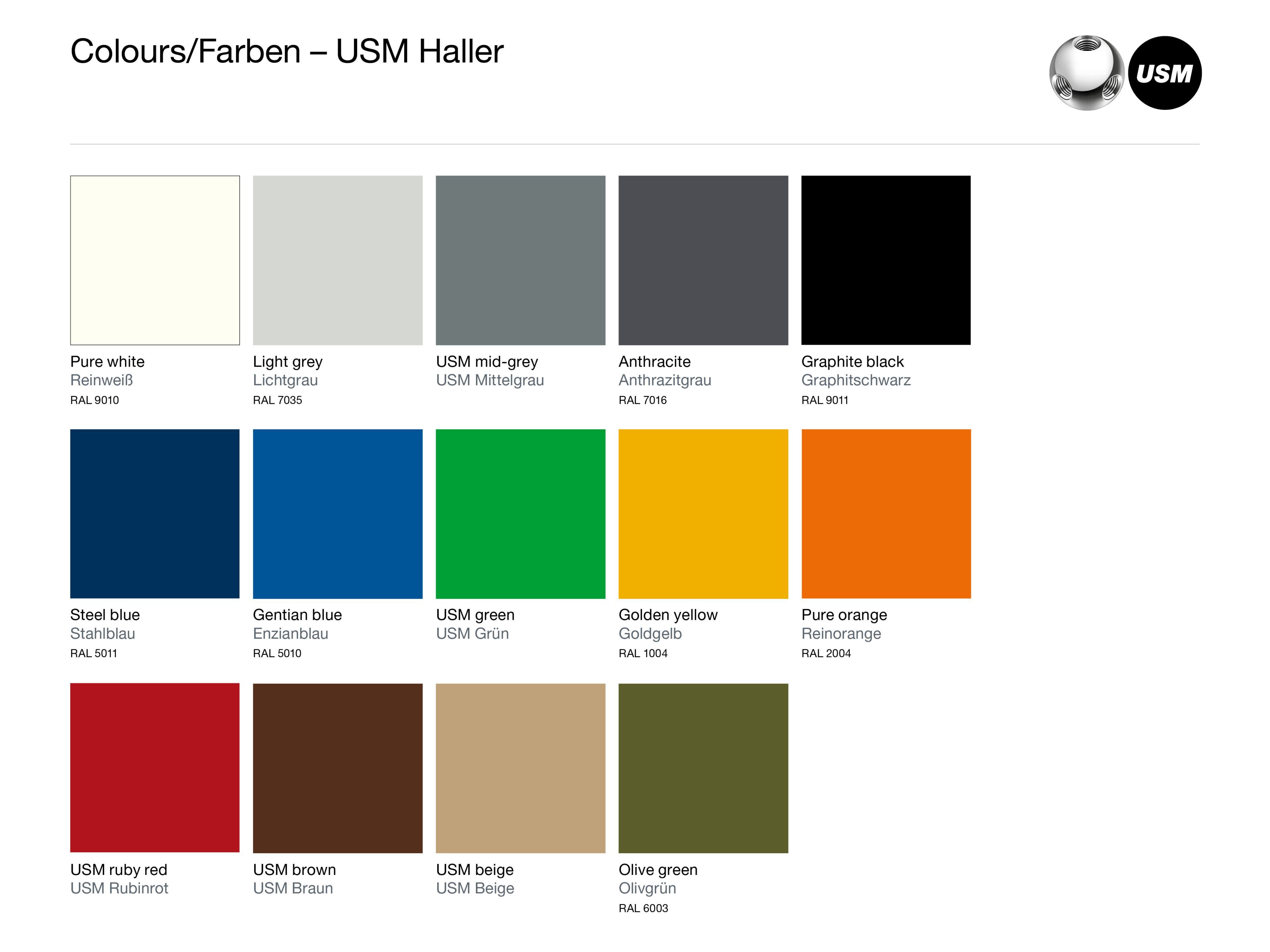 Стеклянный шкаф со встроенным освещением USM USM Haller E ARCH-00066153 - Вид №3