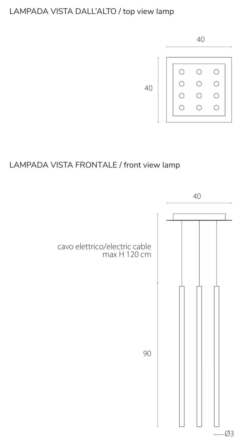 Окрашенный металлический подвесной светильник RIFLESSI стилус ARCH-00076234 - Вид №2