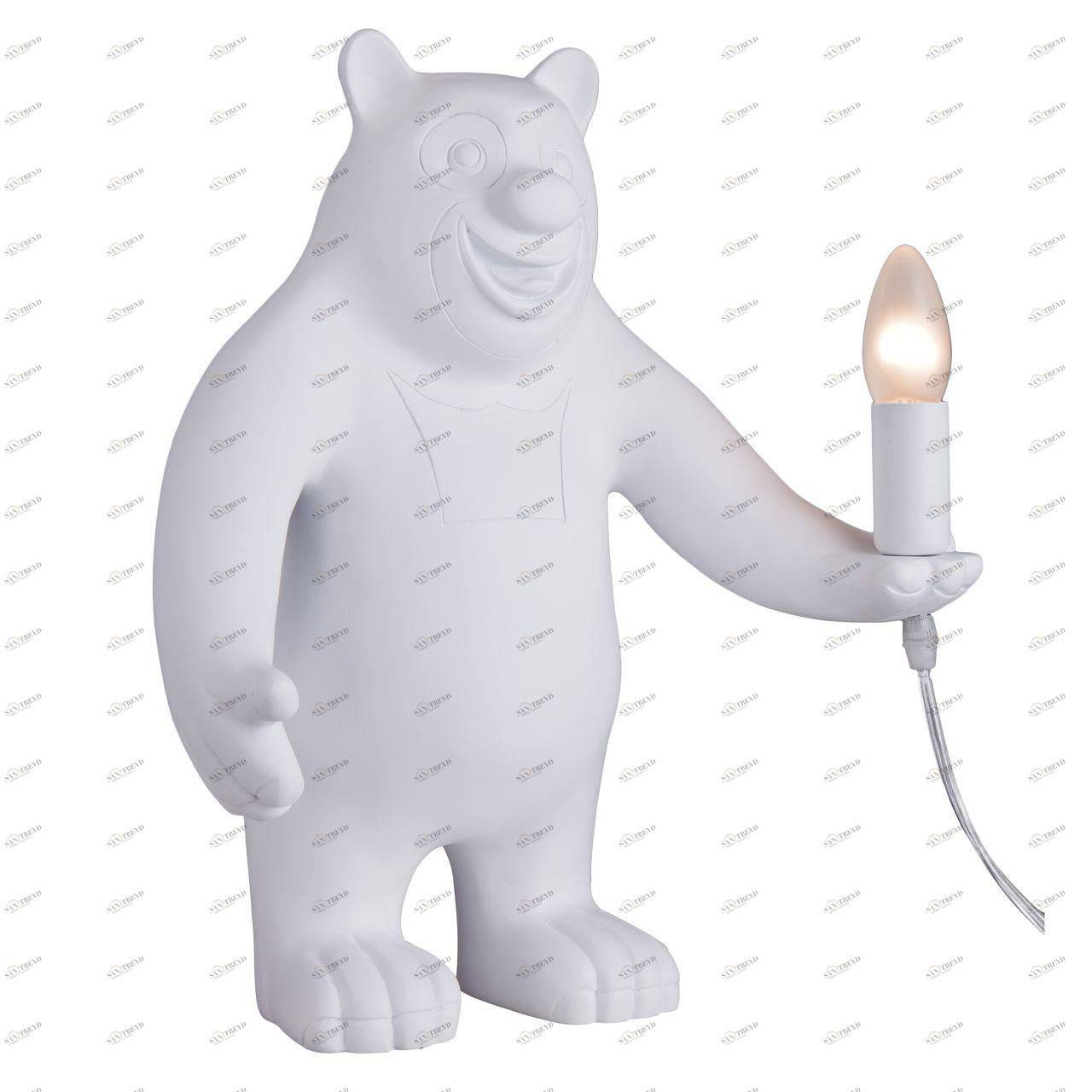 Настольная лампа Favourite Cunguro 2018-1T FAVOURITE ОРИГИНАЛЬНЫЕ, СВЕЧА 100358 Белый 