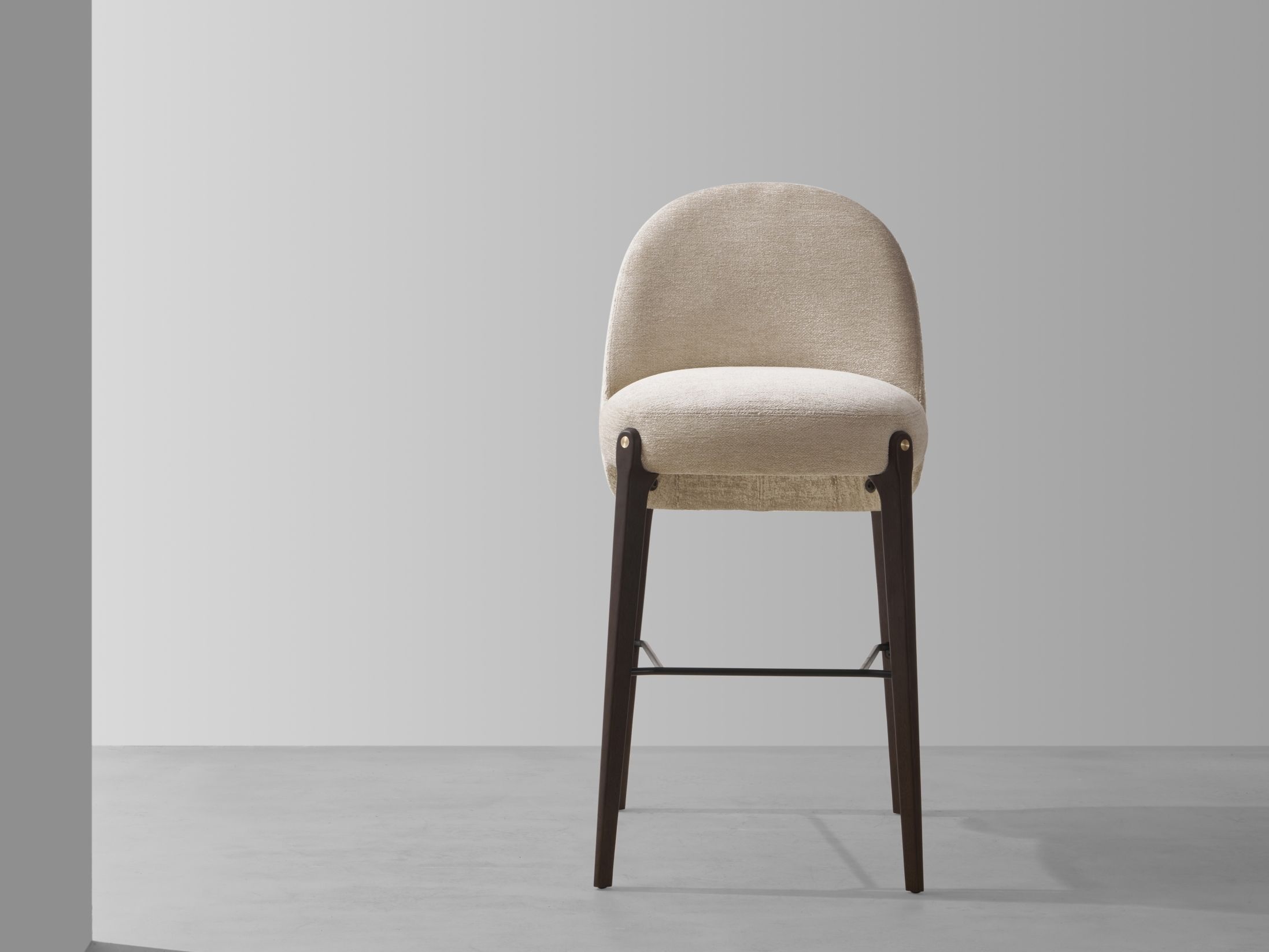 Высокий тканевый стул со спинкой District Eight Ames ARCH-00103728 - Вид №2