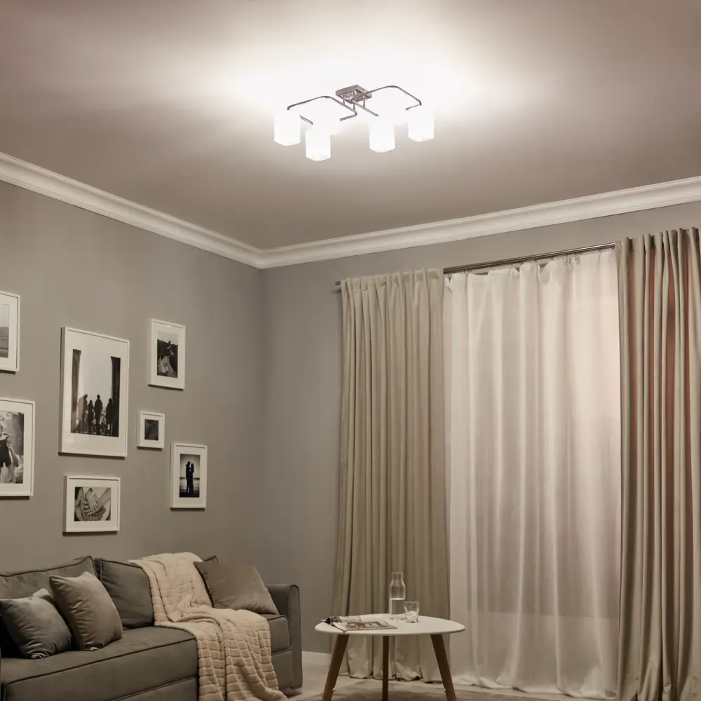 Люстра потолочная Stile 9160-6 6 ламп SCHAFFNER STLM-2101921 - Вид №10