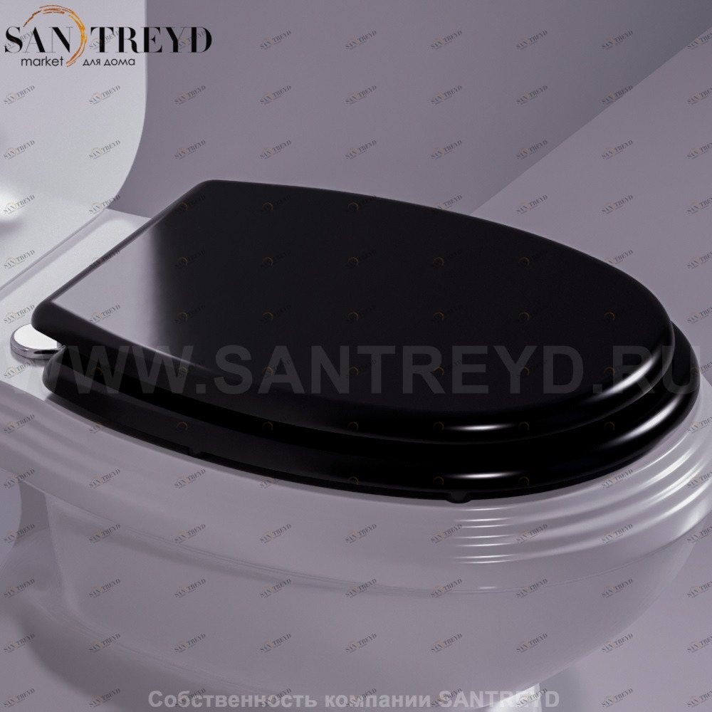 AR006D03NEROCR Крышка сиденье для унитаза Simas Arcade