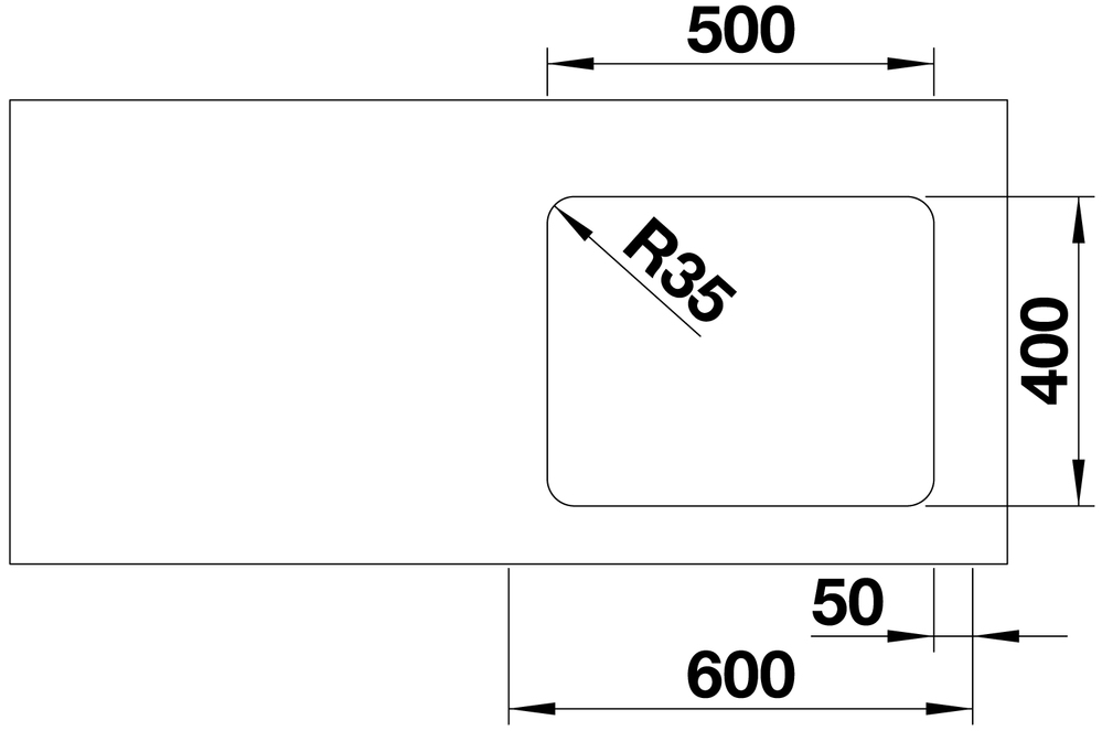 521841 Кухонная мойка Blanco Etagon 500-U  Blanco Etagon - Вид №10