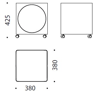 B-LINE Стол из листового металла с колесами sun-id-1405616 - Вид №3