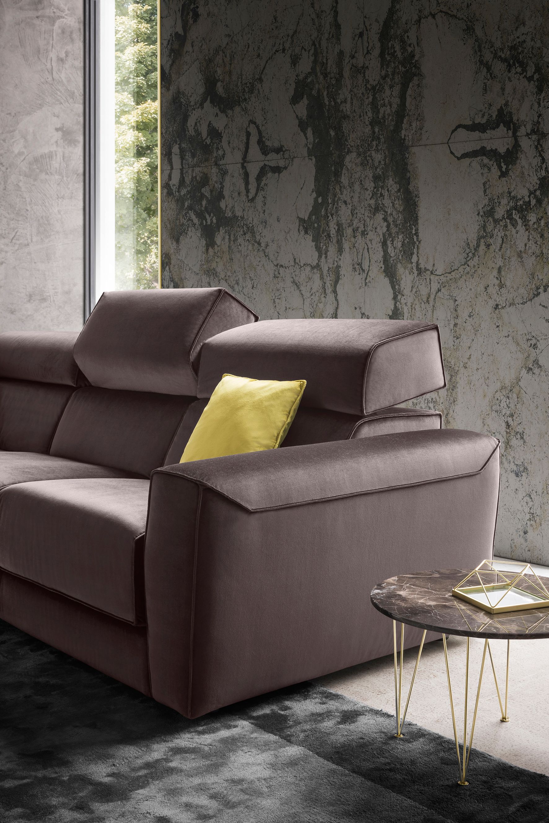 Бархатный угловой диван Felis Softliving ARCH-00095494 - Вид №1