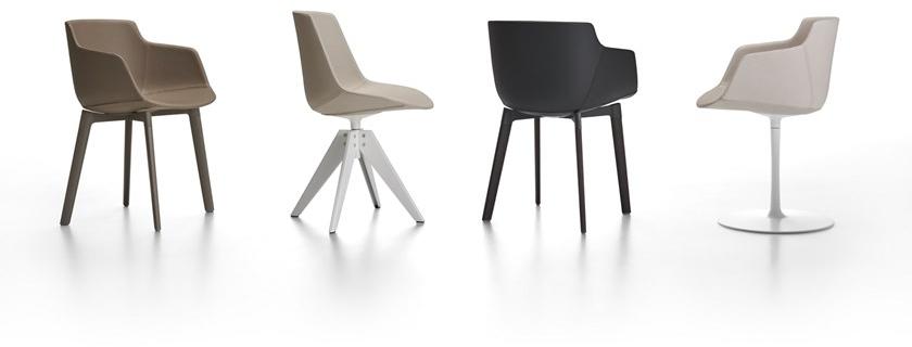 MDF Italia Вращающееся кресло на кожаной эстакаде Flow sun-id-1420061 - Вид №4