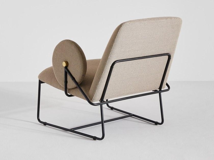 Grado Design Кресло на санках из ткани с подлокотниками Long Lon-ch-lg - Вид №3