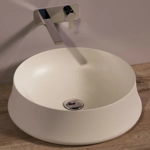 SH01SABBIAMATT Накладная раковина на столешницу  круглая Simas Sharp