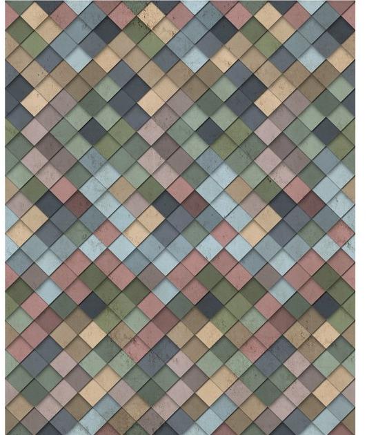 Wall&decò Геометрические обои на открытом воздухе Out system 14 sun-id-1382404 - Вид №2