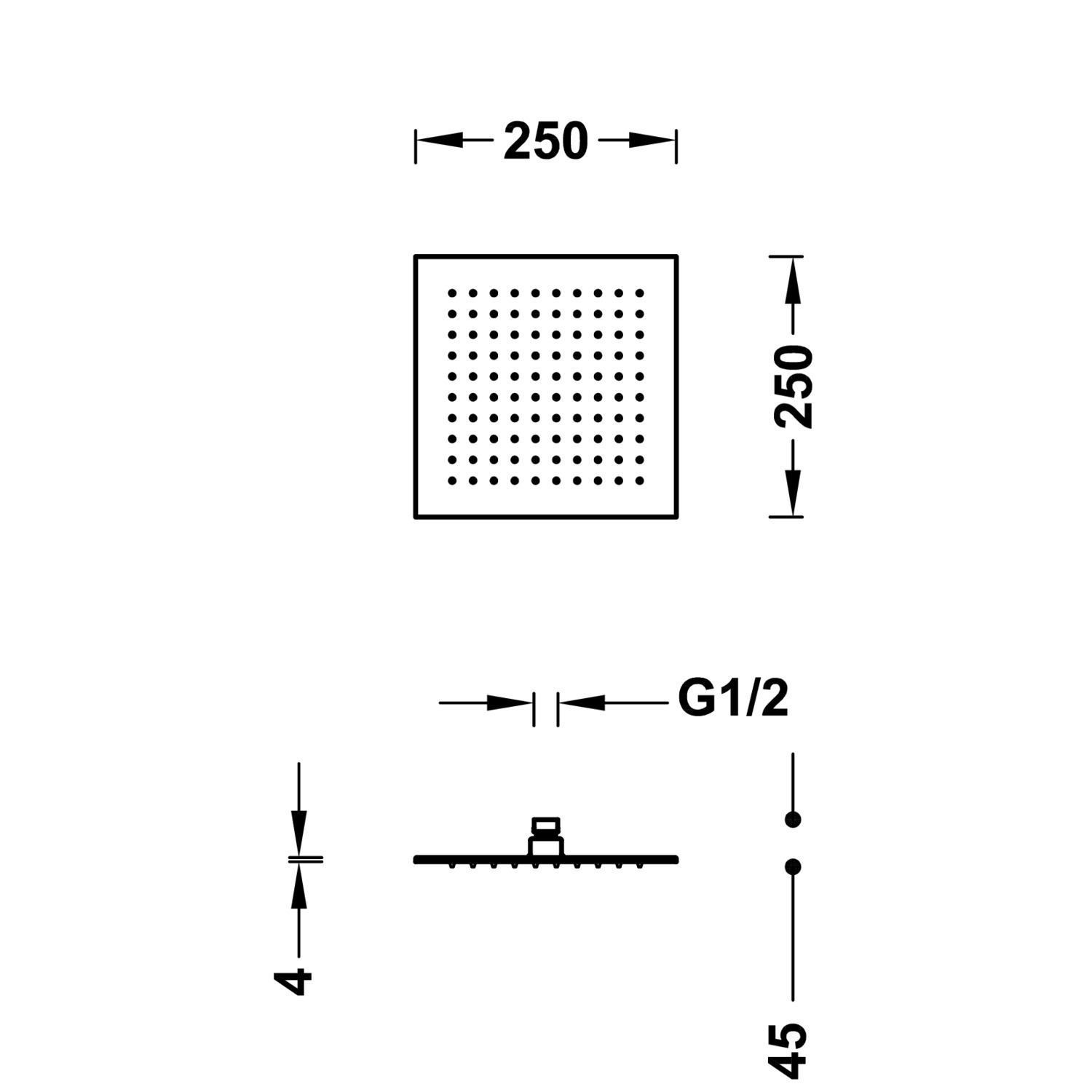 Насадка для душа-134315011 TRES Showers - Вид №1