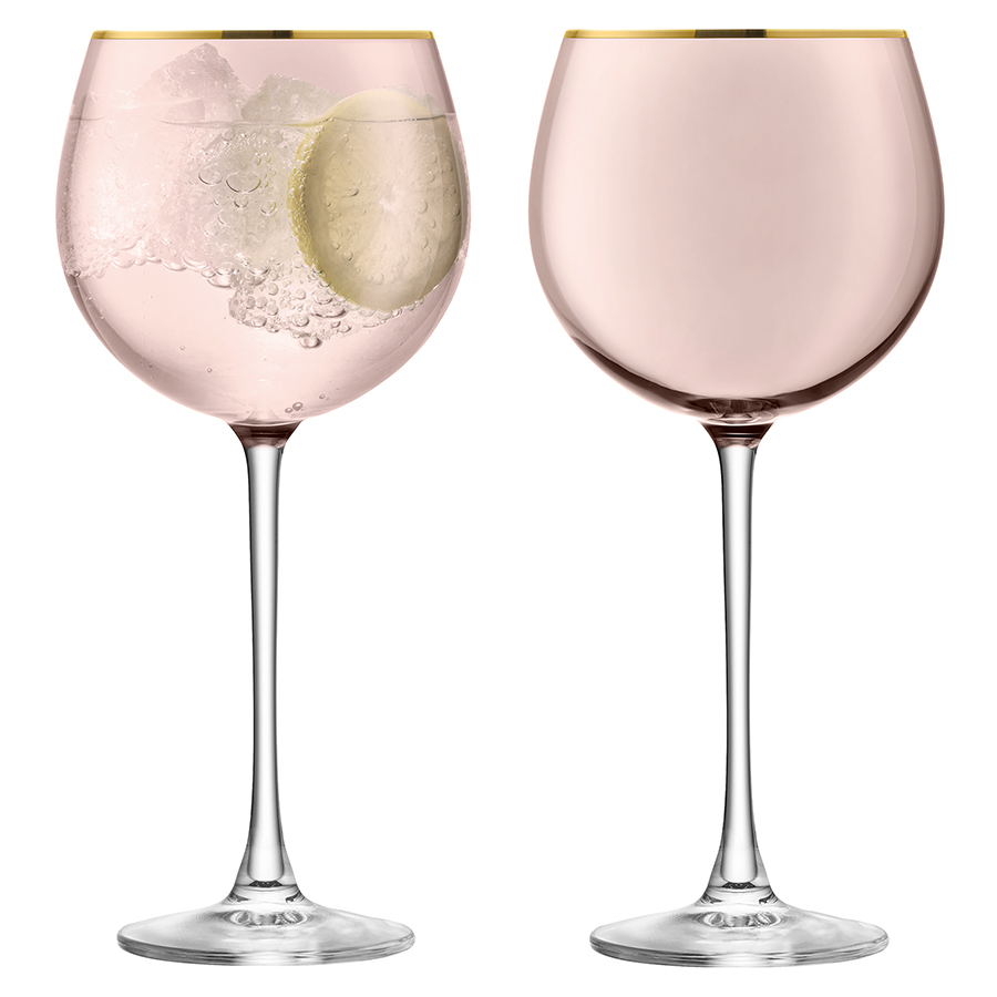 G1338-19-208 Набор из 2 круглых бокалов sorbet 525 мл коричневый LSA International 