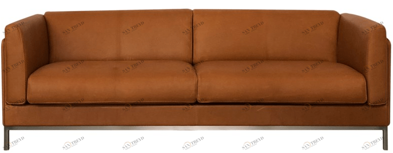 Duvivier Canapés 3-х местный кожаный диван со съемным чехлом  Bartxf21, bartxf22, bartxf23 
