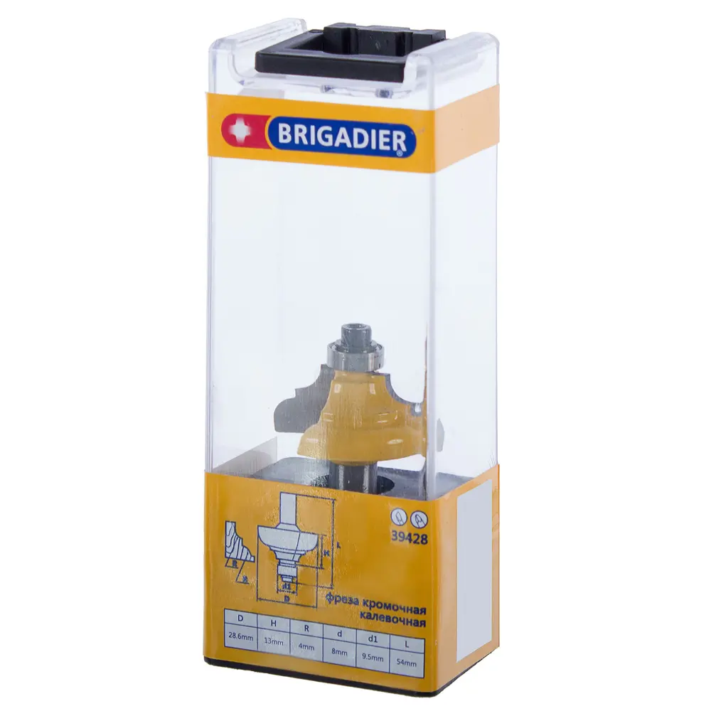 Фреза кромочная калевочная Brigadier, D28.6х13 мм STLM-2107472 - Вид №2