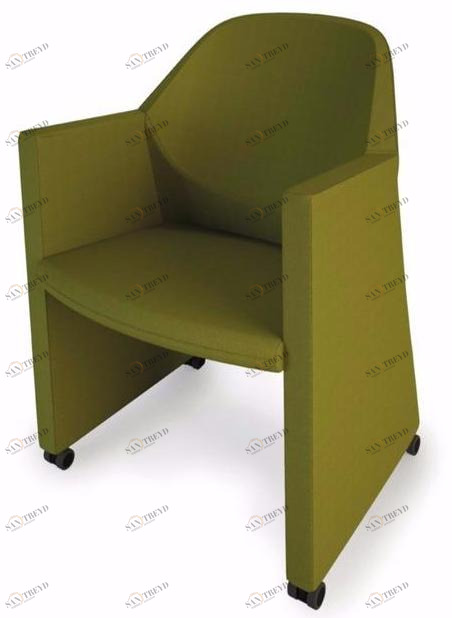 Luxy Мягкое кресло с подлокотниками на колесиках Nestar sun-id-1464382