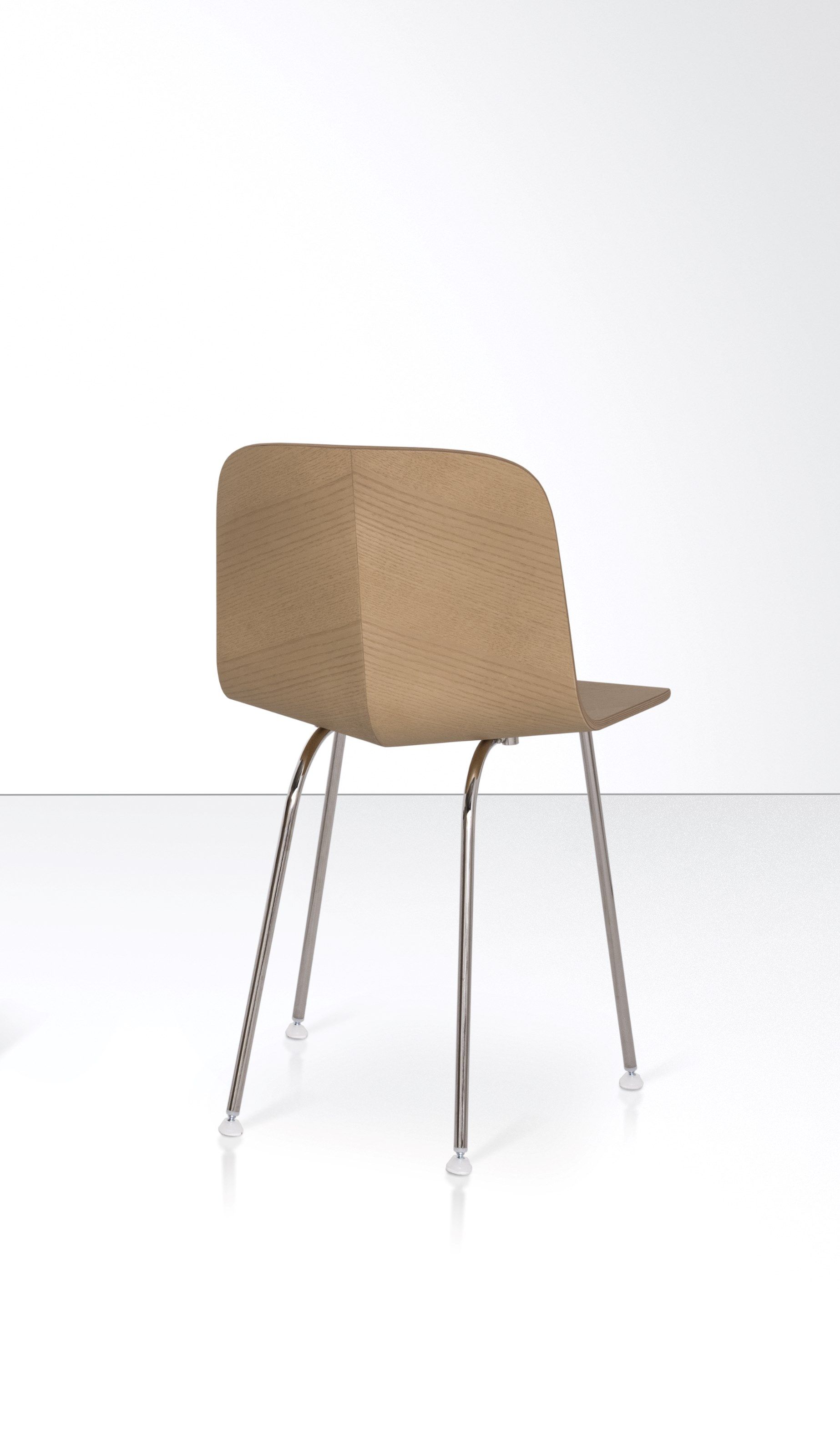 Стул из стали и дерева PIAVAL Herringbone-Contract ARCH-00056875 - Вид №1