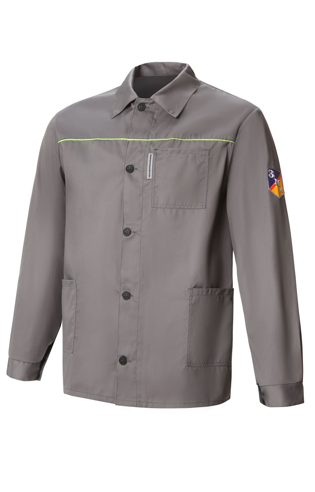 65428 Костюм "Труд" рабочий темно-серый  Летняя спецодежда  размер 48-50/170-176  - Вид №1
