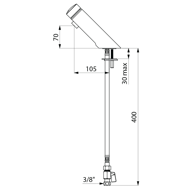 794000 Порционный смеситель TEMPOMIX 3 DELABIE  - Вид №1