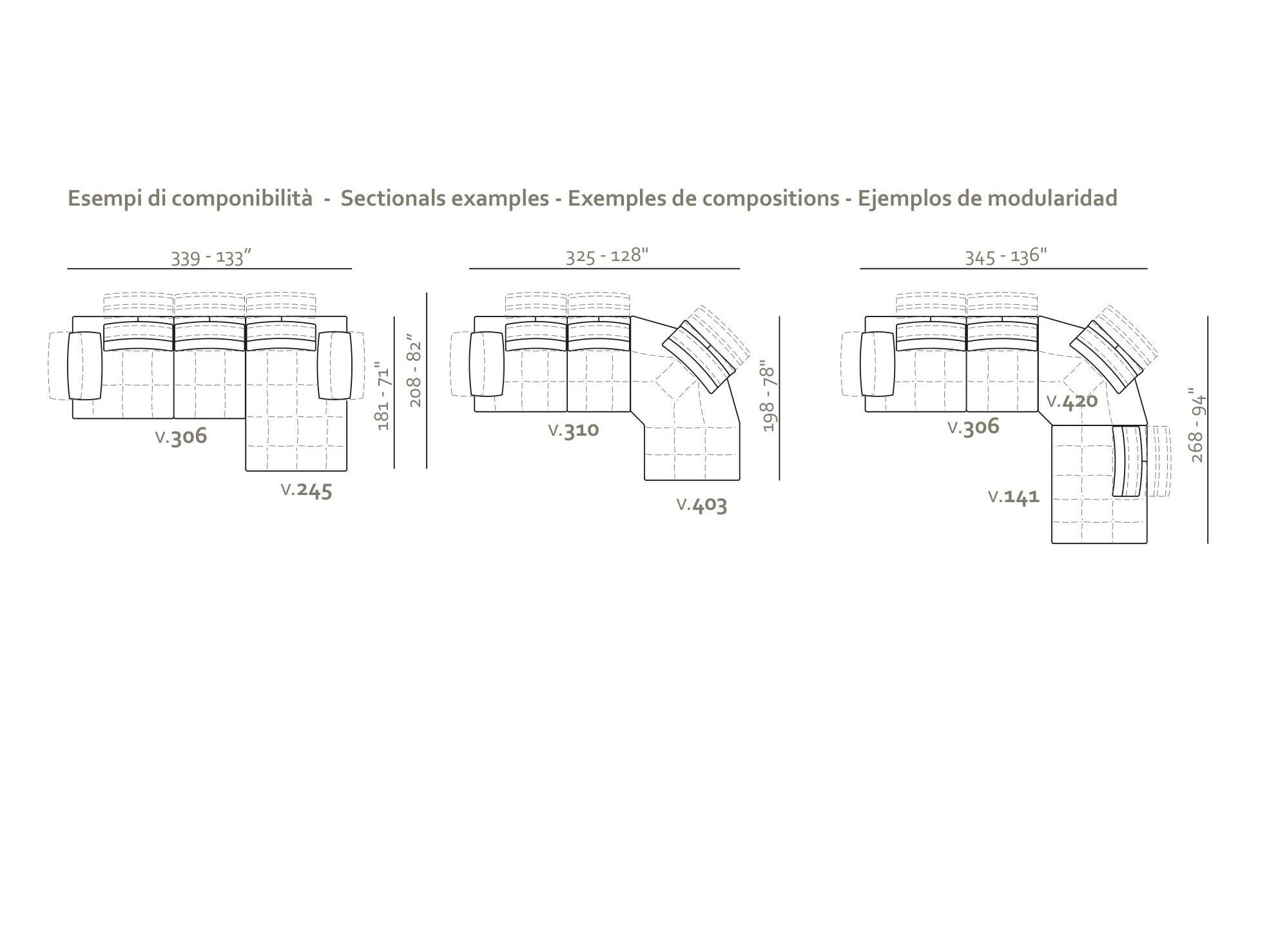 3-местный капитонный диван Max Divani BUCCI ARCH-00079037 - Вид №10