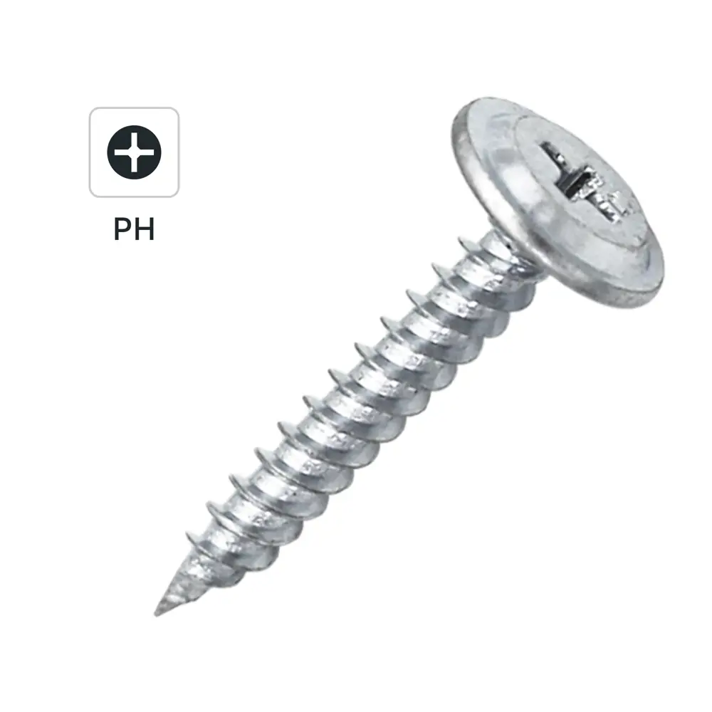 Саморезы по металлу DILWIS с пресс-шайбой острые оцинкованные 4.2x25 мм 1 кг STLM-2124830