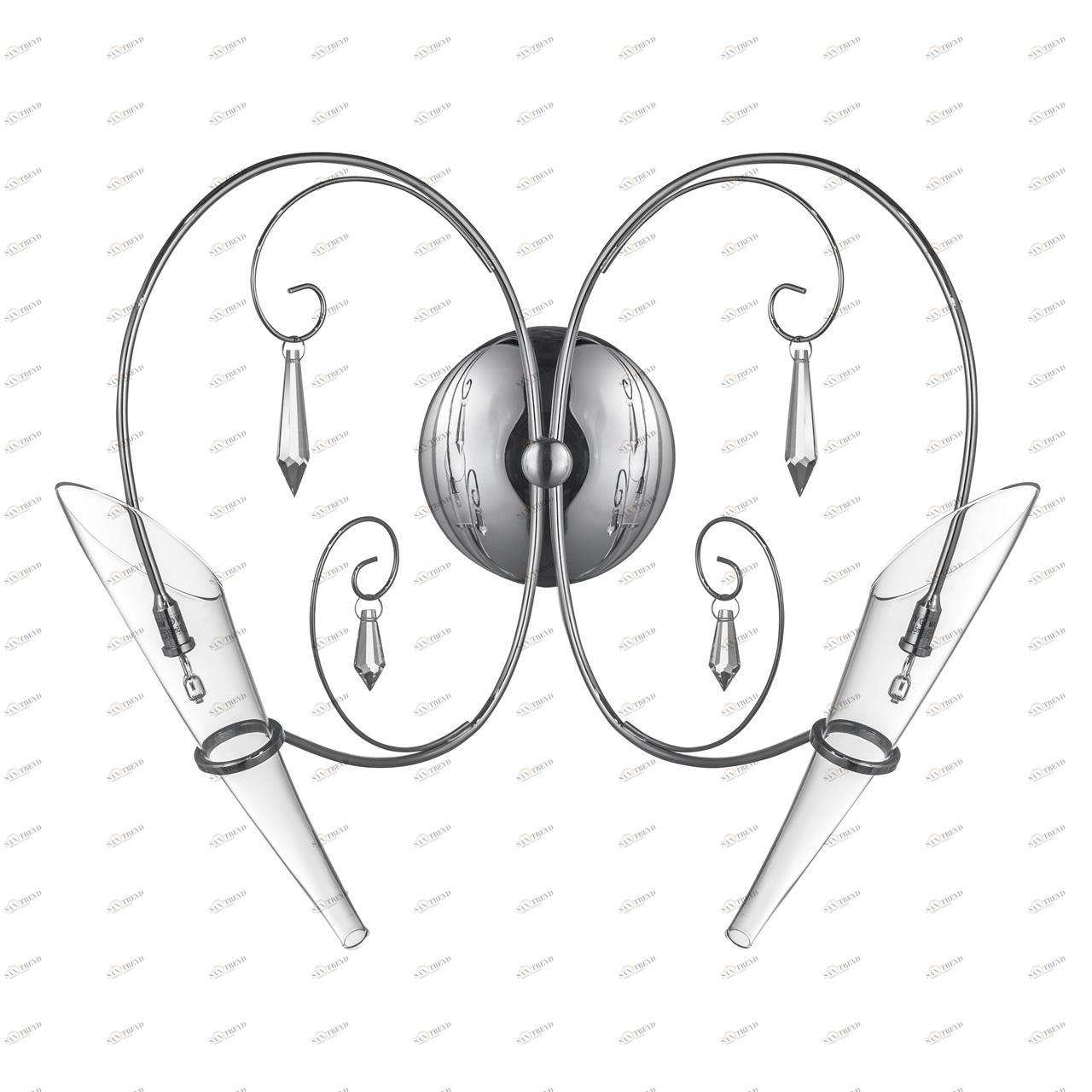 Бра Lightstar Scarabeo 755624 LIGHTSTAR  077094 Прозрачный;хром 