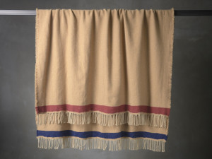 Шелк и хлопок плед