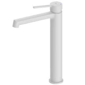 IDDIS Odda — высокий смеситель для раковины в белом матовом исполнении 89348638