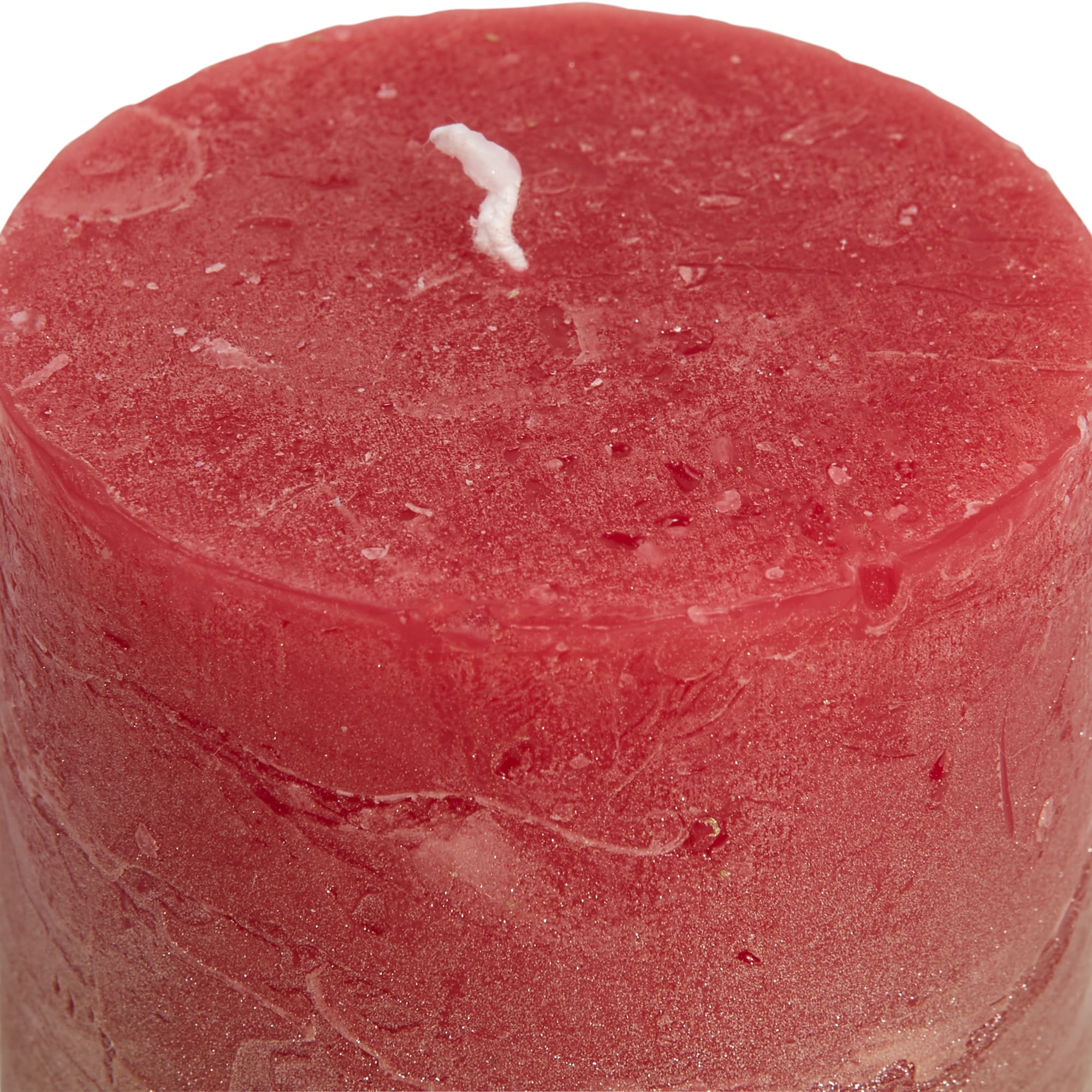 82407017 Свеча-столбик «Рустик», 7x13 см, цвет тёмно-красный/золото Santreyd  - Вид №1