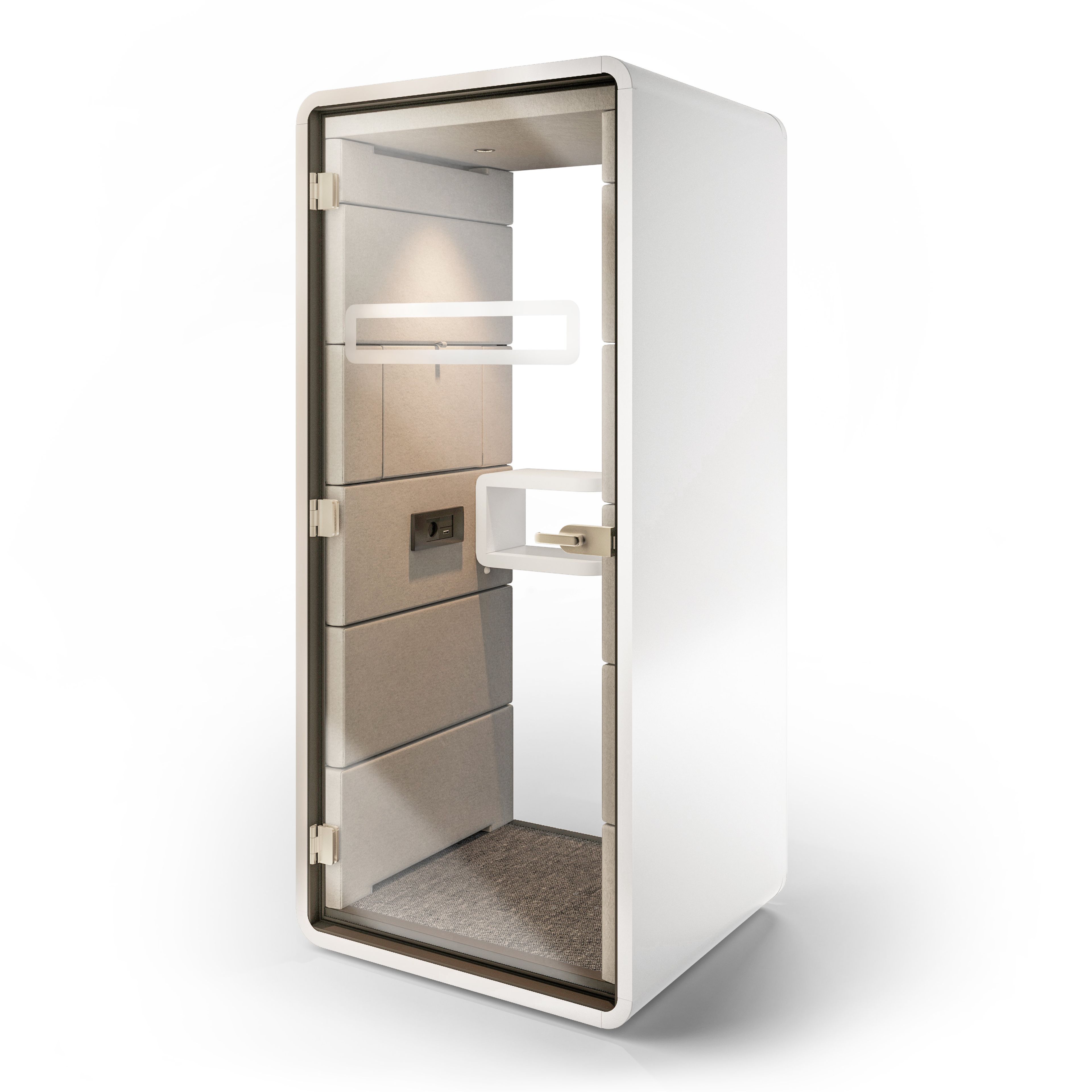 Одноместная акустическая офисная кабина со встроенным освещением Mikomax Smart Office Hushoffice ARCH-00139656 - Вид №35