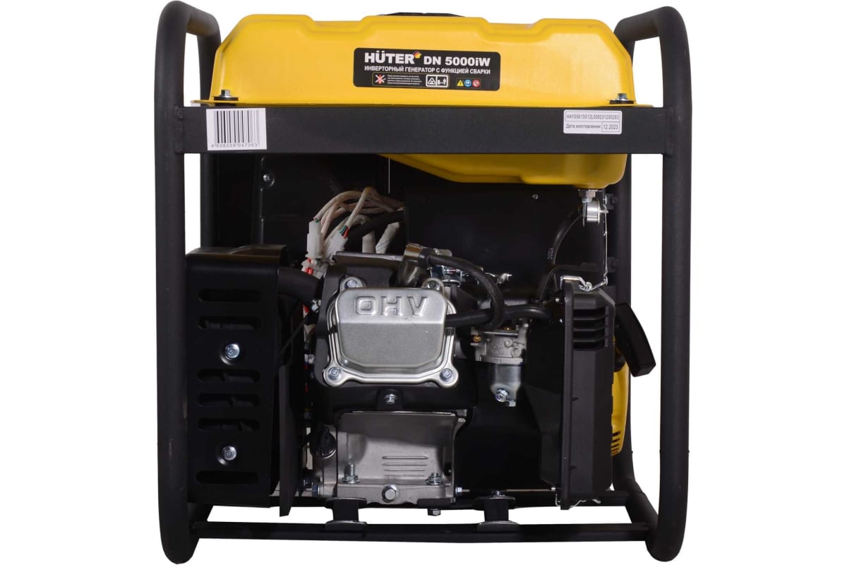 Электрогенератор   бензиновый Huter DN 5000iW 9100481 STDN-0069394 - Вид №4