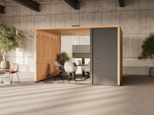 Мультимедийная многосторонняя акустическая офисная кабина