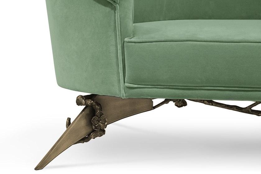 KOKET 3-х местный бархатный диван Colette sun-id-1435476 - Вид №2