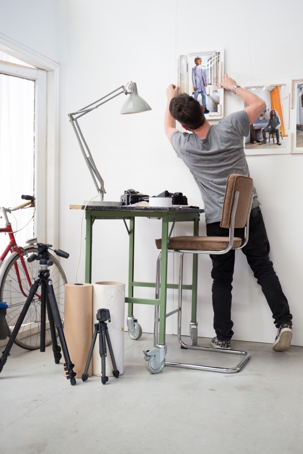 Стул барный Ridge Rib черный Zuiver 1500202 - Вид №1