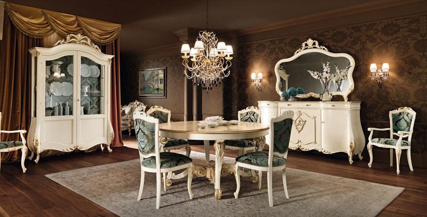 Modenese Gastone Круглый стол из массива дерева Villa venezia sun-id-1482810 - Вид №1