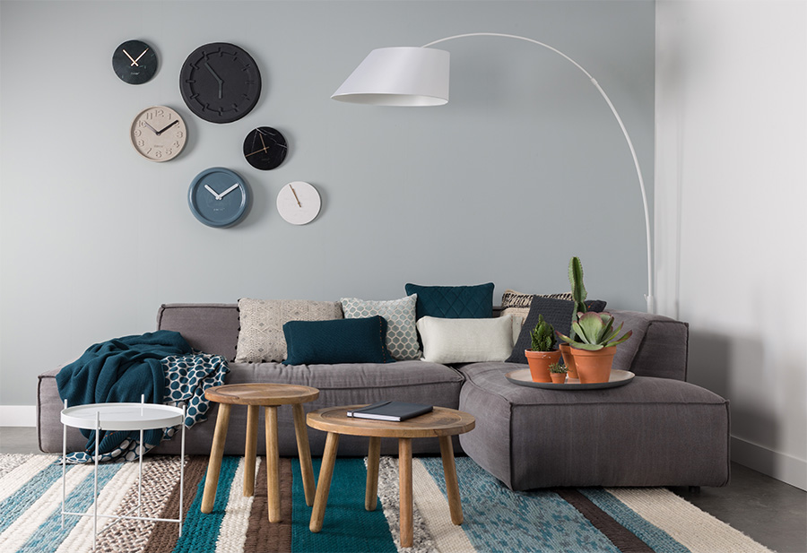 Часы Ceramic Time синие Zuiver 8500023 - Вид №3