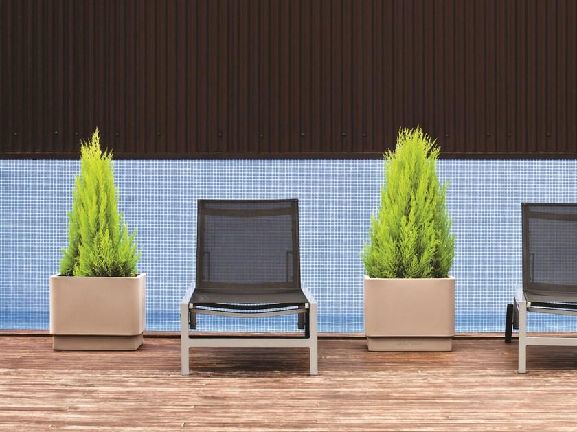 Hobby Flower Квадратный горшок из полиэтилена с автоматическим поливом Basic sun-id-1501027 - Вид №2