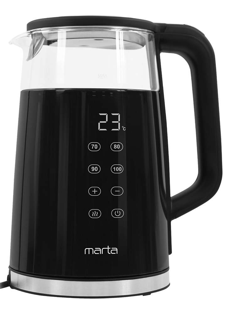 9162161 Электрочайник MARTA MT-KT4647A черный STDN-0092123 - Вид №2