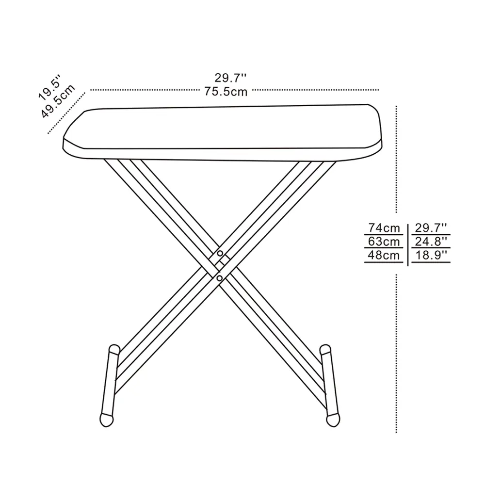 Садовый стол раздвижной складной Zalger Garden Chantal 93x49.5x74 см пластик Santreyd Стол-трансформер Chantal STLM-2013154 - Вид №4