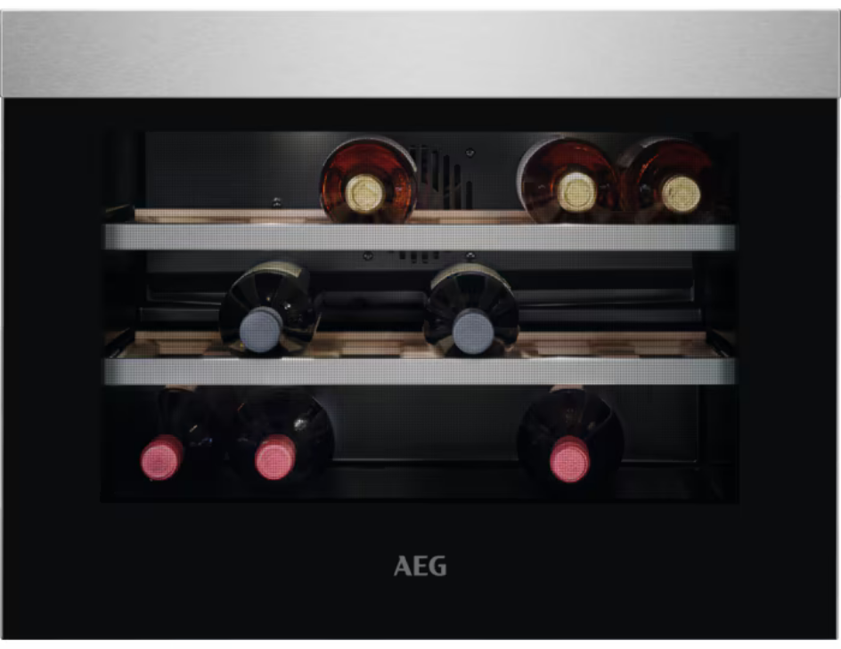 9155075 Винный шкаф AEG KWK884520M серебристый, черный STDN-0079019
