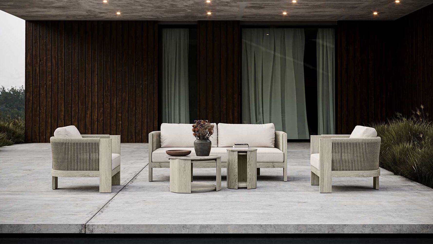 2-местный тканевый садовый диван SNOC Ralph ARCH-00024715 - Вид №5