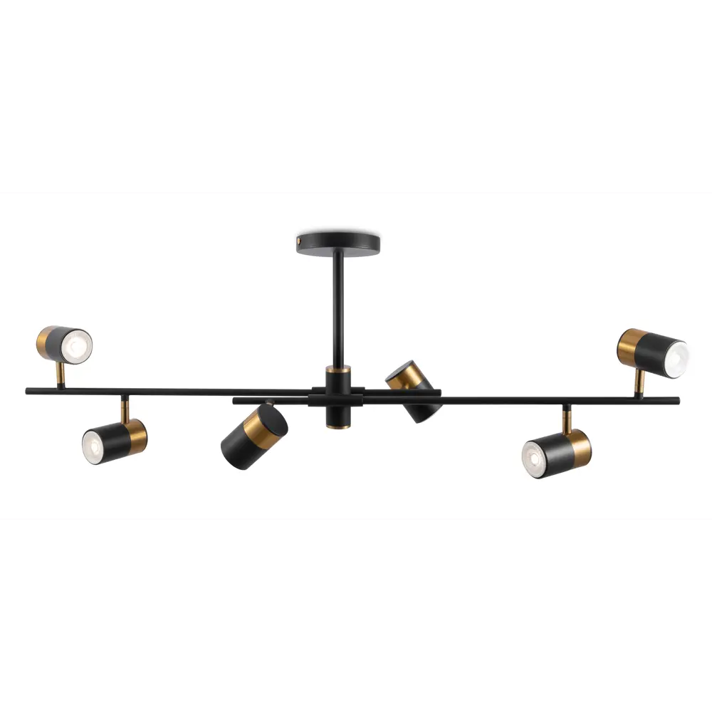 Подвесной светильник Freya Enzo - стильная черная люстра на планке 88241773 STLM-0922078 - Вид №2