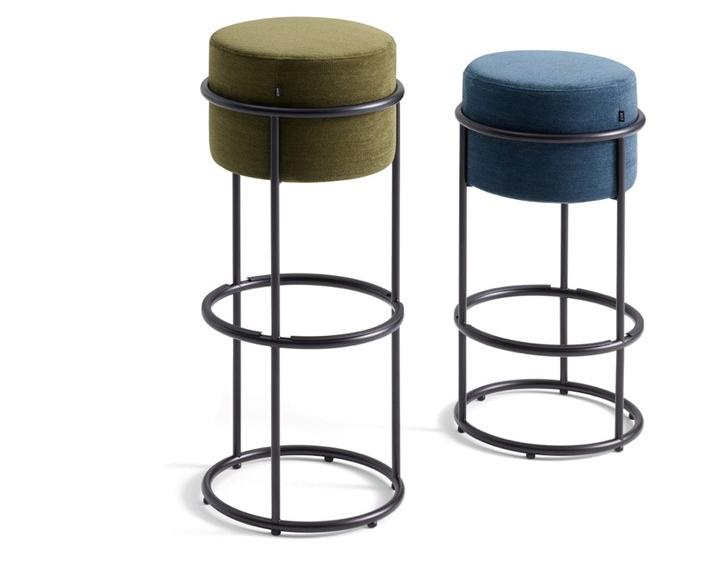 COR Барный стул из ткани с подставкой для ног Drop sun-id-1446786 - Вид №1