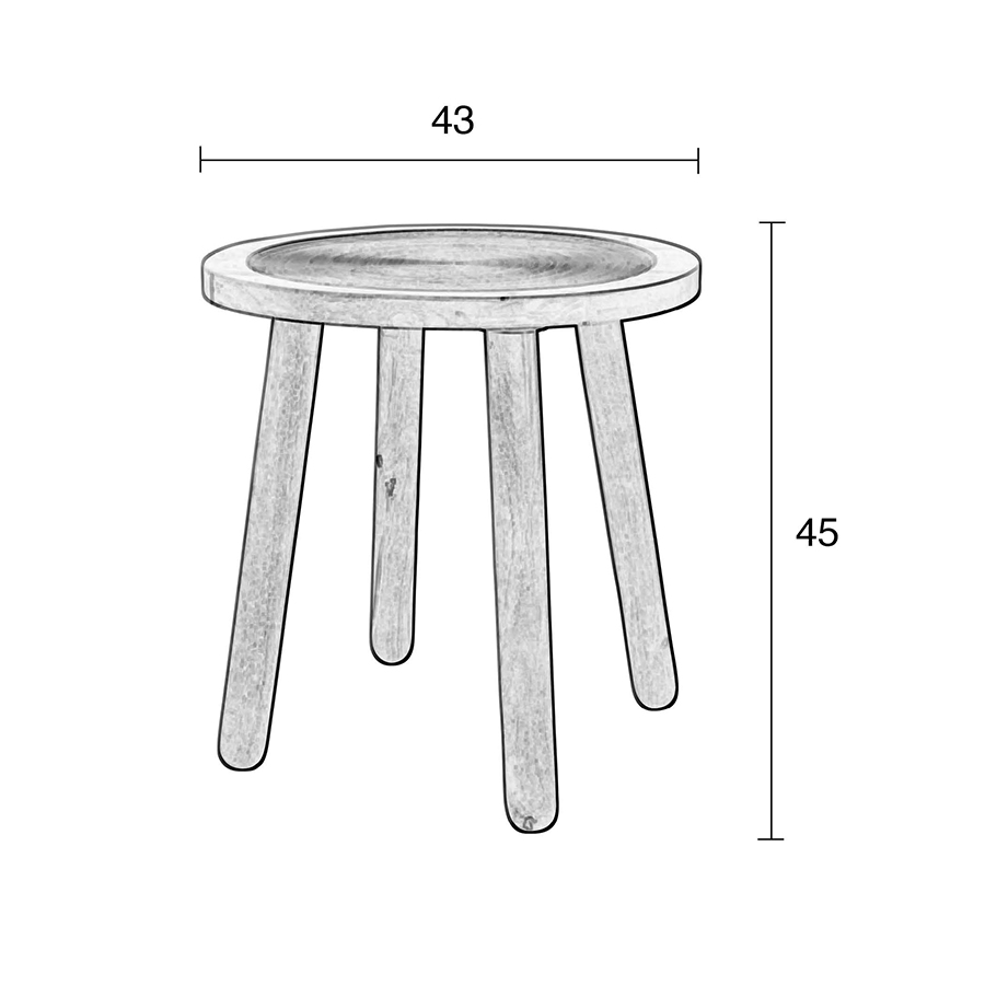 Стол журнальный Dendron S Zuiver 2300059 - Вид №10